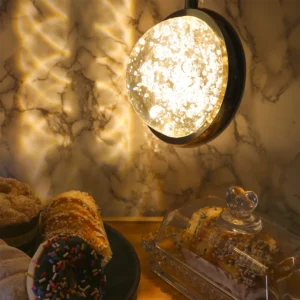 Pendente Saturno Cristal Redondo